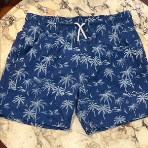 Tropical Palm Men's Swim Trunks size XL